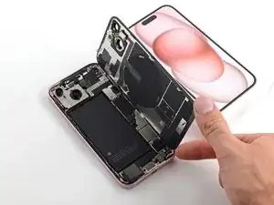 (New) iPhone 15 Back Glass Removal