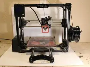 Cleaning the Extruder Nozzle on a Lulzbot TAZ3 3D Printer