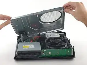 Estrutura metálica superior