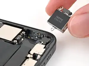 iPhone 16e Taptic Engine Removal