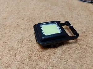 Intermittent ON/OFF Push Button Fault, Push Button Repair, Mini Square Chinese Flashlight