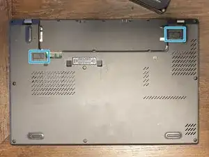Lenovo ThinkPad X250 bottom case cover disassembly