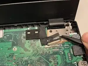 Display assembly (display unit with hinges)