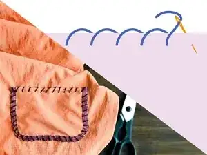 Whip Stitch on a Patch