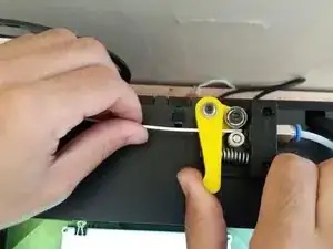 Inserir filamento (Antes da impressão)