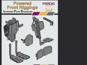 Quantum Rehab Powered Front Riggings (legrests)