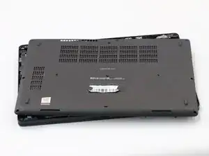 Removing Dell Latitude 5490 Back Panel and Disconnecting Battery