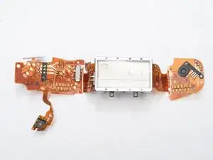 Pentax PZ-1p LCD Flex PCB Removal