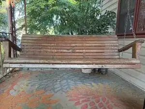 How to Repair a Backward-Tilted Porch Swing