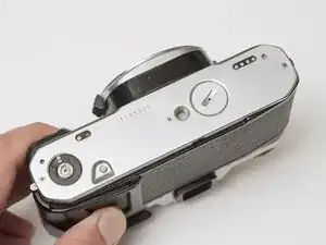 Pentax Super Program Bottom Cover Removal