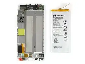 Substituição da bateria para o Huawei P8