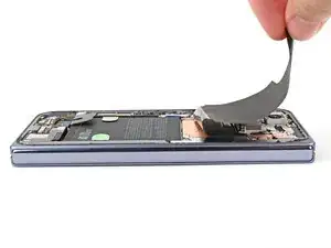 Google Pixel 10 Pro Fold Graphite Sheet Removal