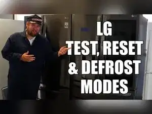 How to Use Test and Forced Defrost Modes on an LG Refrigerator
