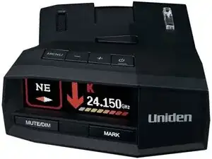 Disassembling Uniden R8 Radar Detector