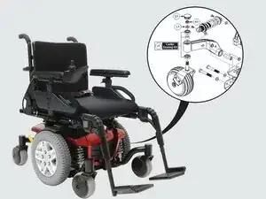 Quantum Rehab Q6 Edge 1 Power Wheelchair