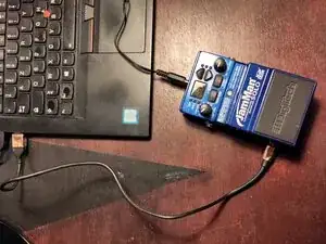 Rewriting corrupted firmware on Digitech JamMan Solo