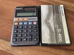 Sharp EL-840G calculator Teardown