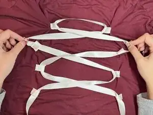 Altering an Oversized Shirt with a Ribbon Corset Technique