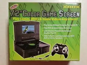 Xbox Intec 7.2" Color Game Screen Disassembly