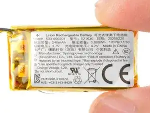 Logitech Zone 305 Battery Replacement