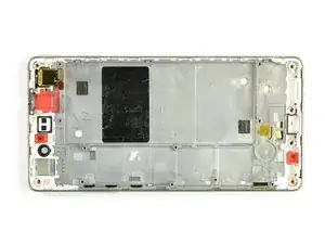 Substituição do display com armação do Huawei P8 Lite