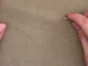 This video shows how to start a stitch with secure knot type 1.