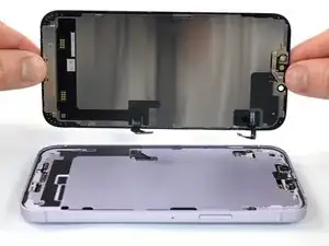 Substituição da tela do iPhone 14 Plus