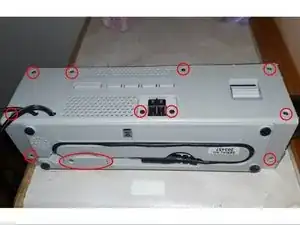 Disassembly of Sony Dream Machine ICF-C717PJ