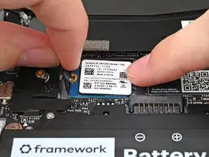 Framework Laptop 16 (2nd Gen) Secondary SSD Removal