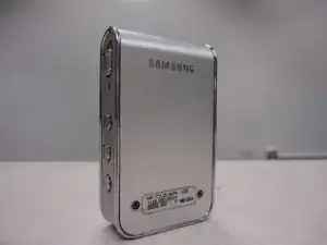Disassembling Samsung TFT Color YP-T7J The Back Cover