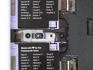Framework Laptop 12 Expansion Card Lock Installation