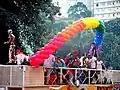 Manifestação pelos direitos dos homossexuais em São Paulo, Brasil, em 2005