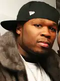 Rapper estadunidense 50 Cent (1975- )