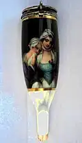 Cachimbo alemão de porcelana de 1828