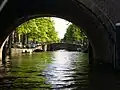 Canal em Amsterdã