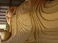 Estátua birmanesa de Buda deitado