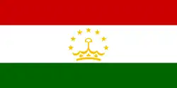 Bandeira do Tajiquistão
