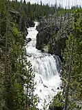 Cascatas Kepler, no parque nacional de Yellowstone. O parque de Yellowstone foi criado em 1872 e foi o primeiro parque nacional criado no mundo.
