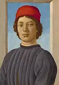 "Retrato de um jovem", quadro de Filippino Lippi pertencente ao acervo da Galeria Nacional de Arte