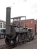 Locomotion de George Stephenson.