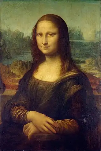 Mona Lisa, a pintura mais famosa nos dias de hoje.