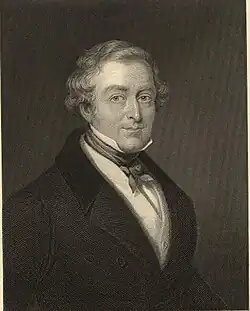 Primeiro Ministro Britânico Robert Peel.