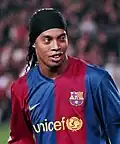O brasileiro Ronaldinho Gaúcho, o principal nome da equipe campeã de 2006 do Barcelona