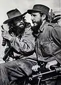 Camilo Cienfuegos e Fidel Castro, dois líderes da Revolução Cubana