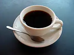 la taza de café