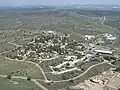 Kibbutz Beit Guvrin. Os kibbutzim são propriedades agrícolas coletivas que tiveram grande importância nos primeiros anos de Israel.