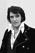 Elvis Presley (1935-1977), um dos principais nomes das músicas estadunidense e mundial