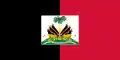 Bandeira do Haiti durante a ditadura da família Duvalier