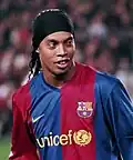 O brasileiro Ronaldinho Gaúcho, o principal nome da equipe campeã de 2006 do Barcelona