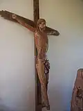 Crucifixo produzido na missão de São Miguel Arcanjo, na atual São Miguel das Missões, no Rio Grande do Sul, no Brasil